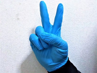 極薄ゴム手袋